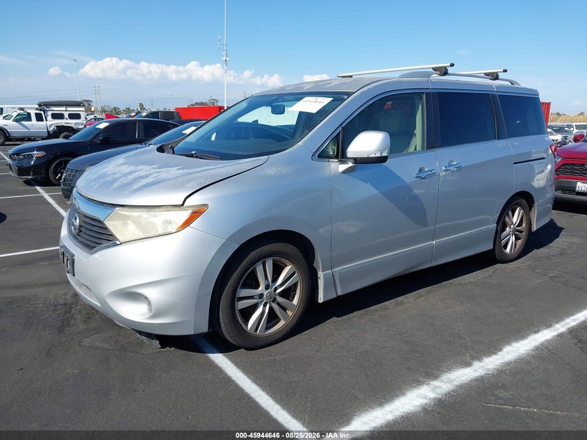 2012 Nissan Quest, Front End, IAAI, VIN JN8AE2KP1C9045870 — photo 2