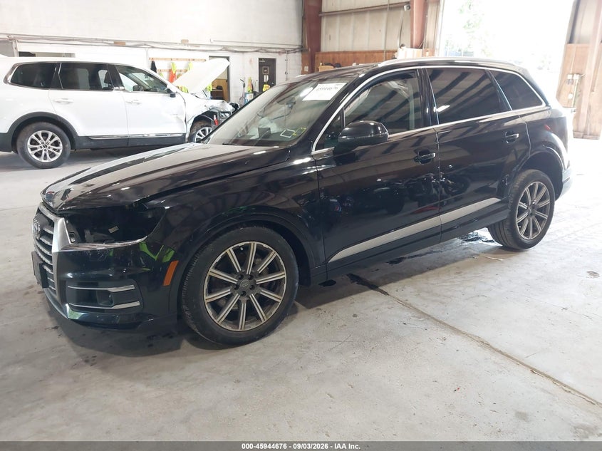 Vin: wa1vaaf7xjd014764, lot: 46443848, audi q7 3.0t premium 20182