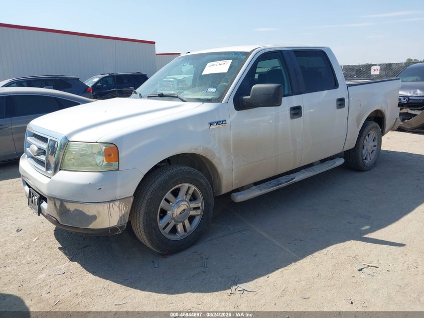 2008 Ford F-150, Left Rear, IAAI, VIN 1FTRW12W78FA92407 — photo 2