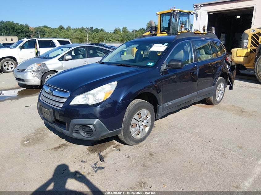 2013 Subaru Outback, Left Rear, IAAI, VIN 4S4BRBAC0D3316923 — photo 2
