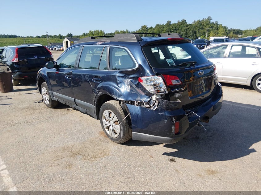 Vin: 4s4brbac0d3316923, lot: 46443983, subaru outback 2.5i 20133