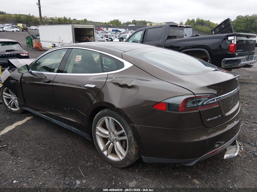 2014 TESLA MODEL S auction photo 3