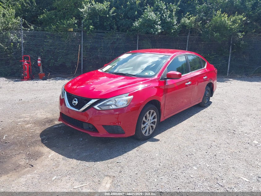 2018 Nissan Sentra Sv, Left Rear, IAAI, VIN 3N1AB7AP0JL617134 — photo 2