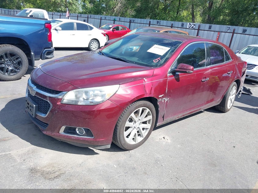 2016 Chevrolet Malibu, Left Rear, IAAI, VIN 1G11E5SA3GF113515 — photo 2