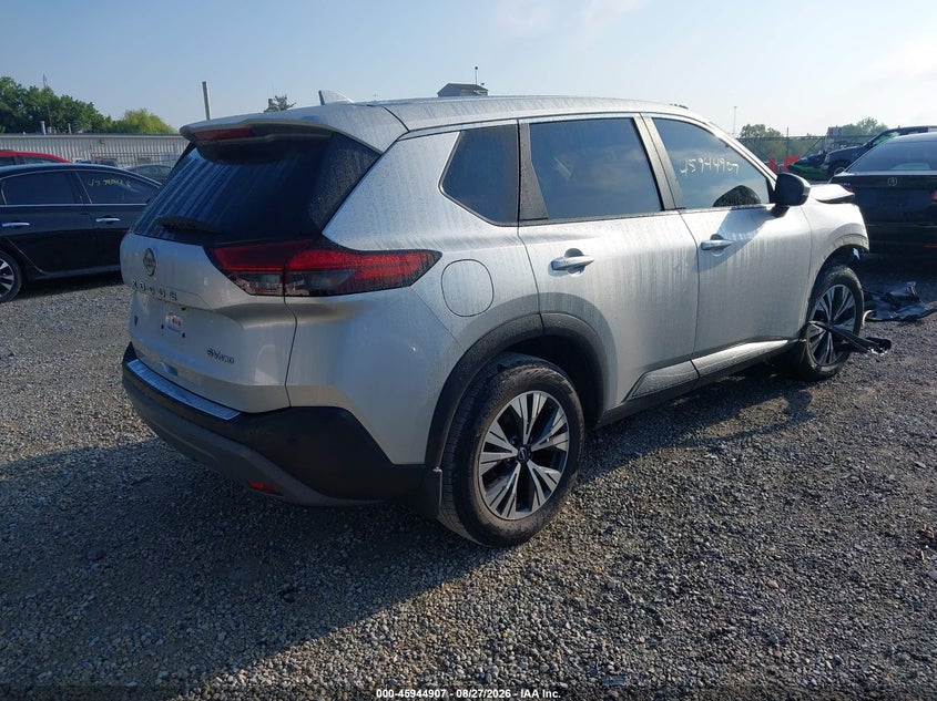 Vin: jn8bt3bb1pw467164, lot: 46444079, nissan rogue sv intelligent awd 20234