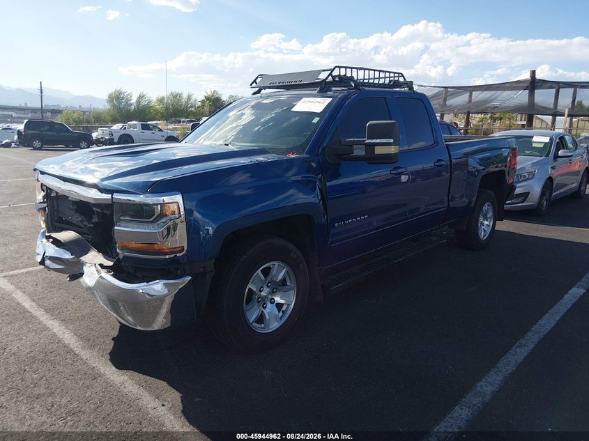 2018 Chevrolet Silverado, Удар спереду, IAAI, VIN 1GCRCREC1JZ247739 — фото 2