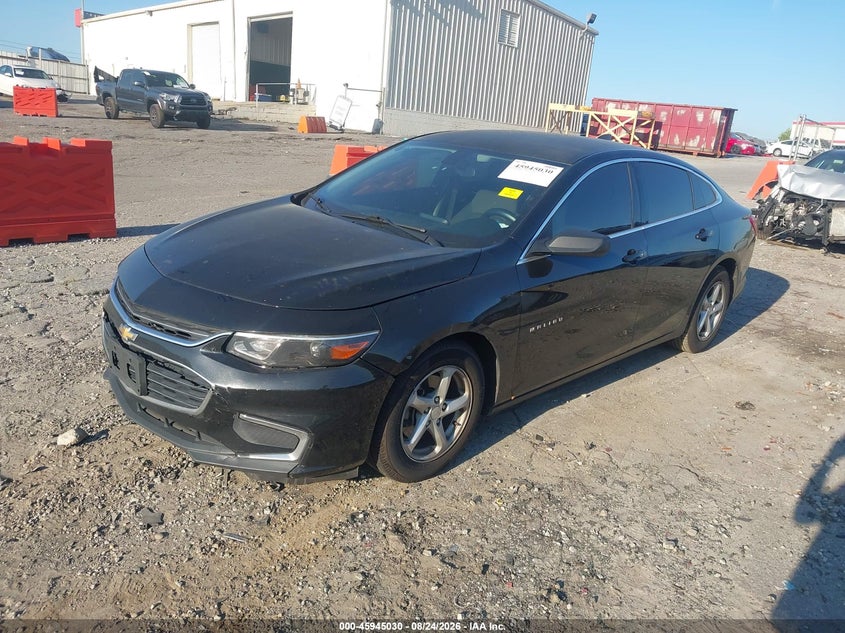 2017 Chevrolet Malibu, Удар спереду, IAAI, VIN 1G1ZB5ST5HF270851 — фото 2