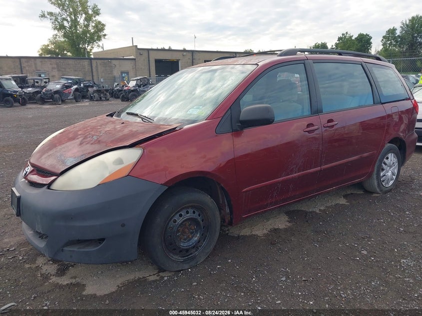 2007 Toyota Sienna, Звичайний знос, IAAI, VIN 5TDZK23C97S029460 — фото 2