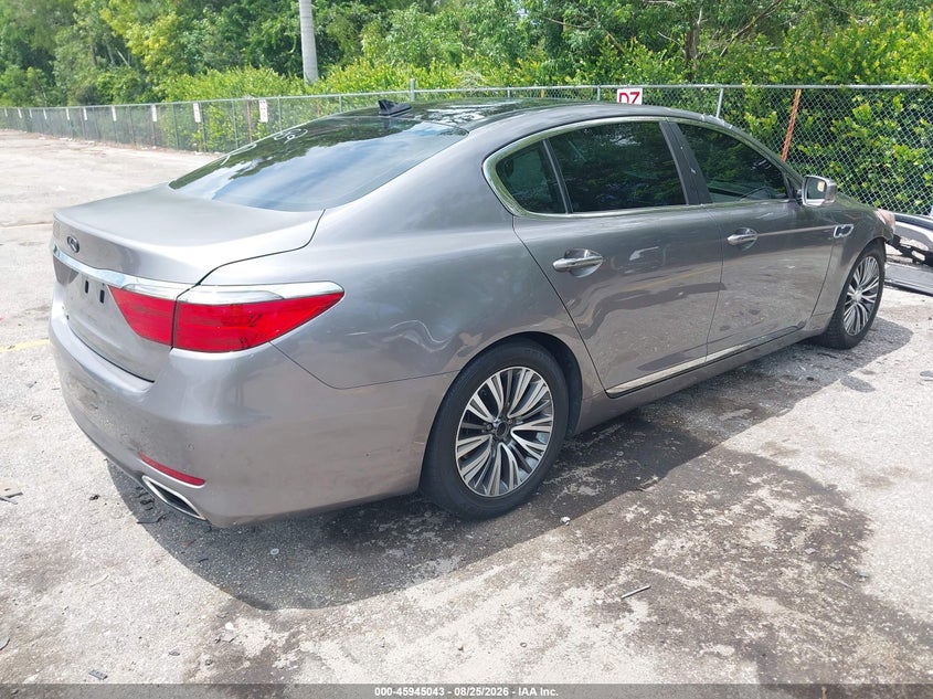 Vin: knalu4d38g6031482, lot: 46444215, kia k900 luxury 3.8l 20164