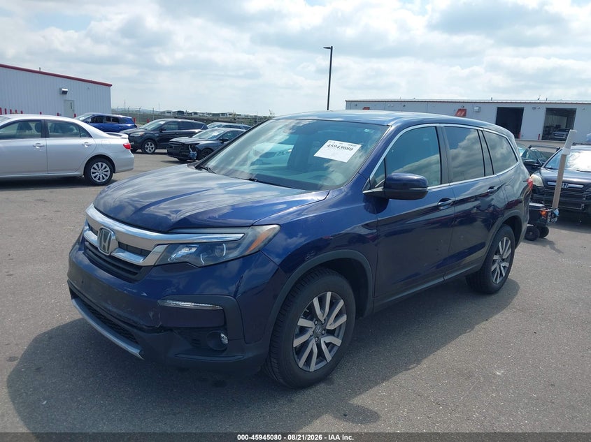 2019 Honda Pilot, Rear, IAAI, VIN 5FNYF6H59KB096039 — photo 2