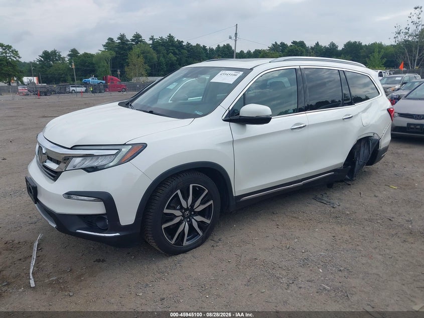 2019 Honda Pilot, Left Side, IAAI, VIN 5FNYF6H99KB003913 — photo 2