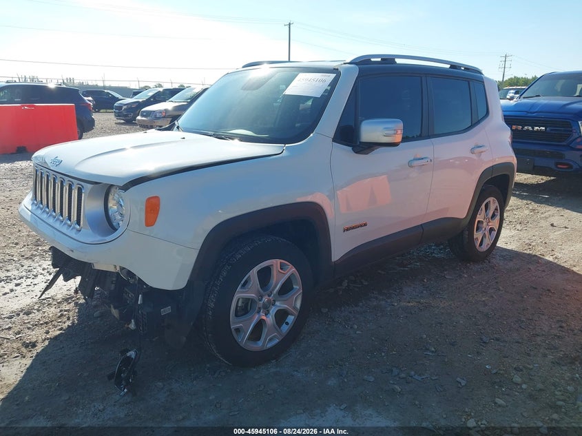 2017 Jeep Renegade, Front End, IAAI, VIN ZACCJBDB6HPF39844 — photo 2