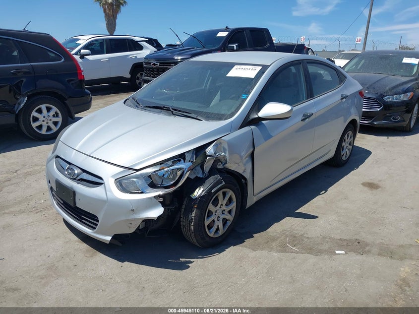 2012 HYUNDAI ACCENT SEDAN 1.6L I-4 DI, DOHC, VVT, 138HP