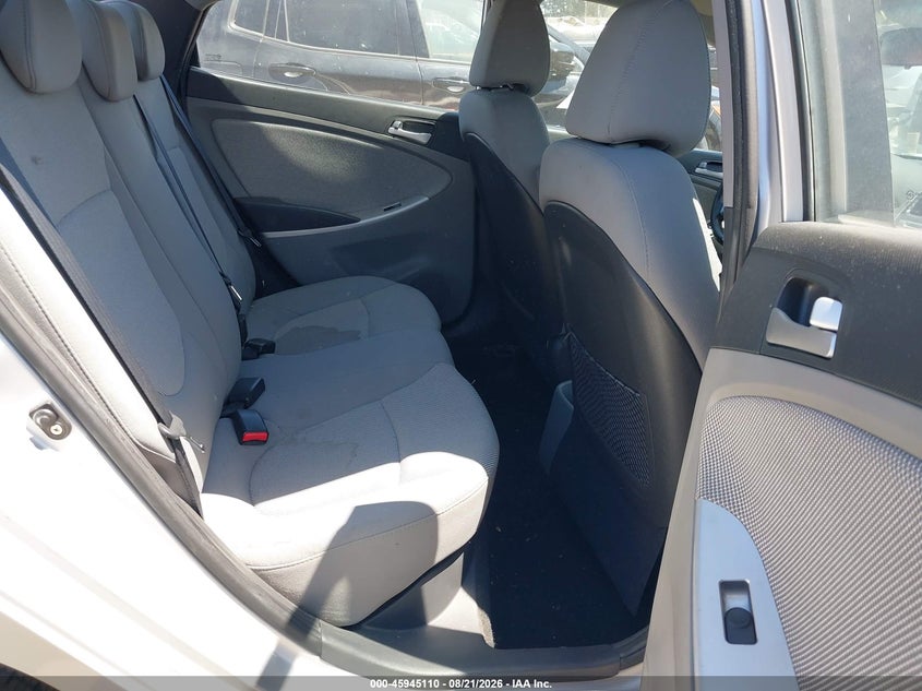 2012 HYUNDAI ACCENT SEDAN 1.6L I-4 DI, DOHC, VVT, 138HP
