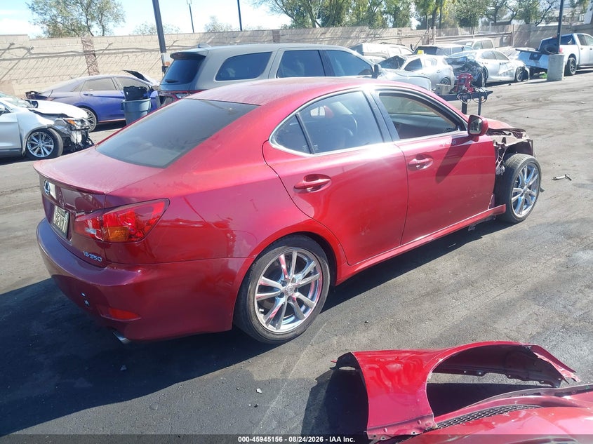 LEXUS IS 350 2006 VIN JTHBE262165002669
