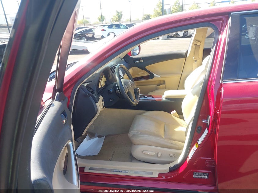LEXUS IS 350 2006 VIN JTHBE262165002669
