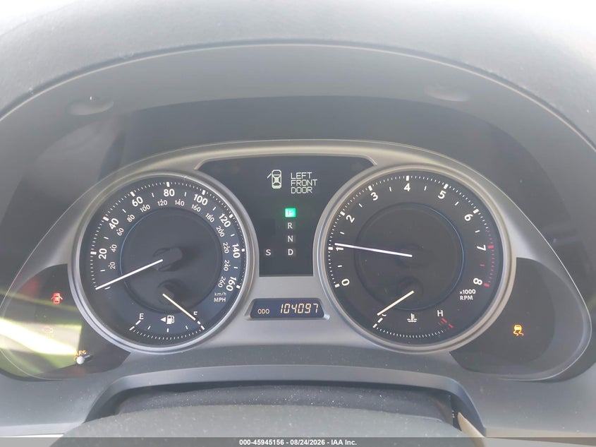 LEXUS IS 350 2006 VIN JTHBE262165002669