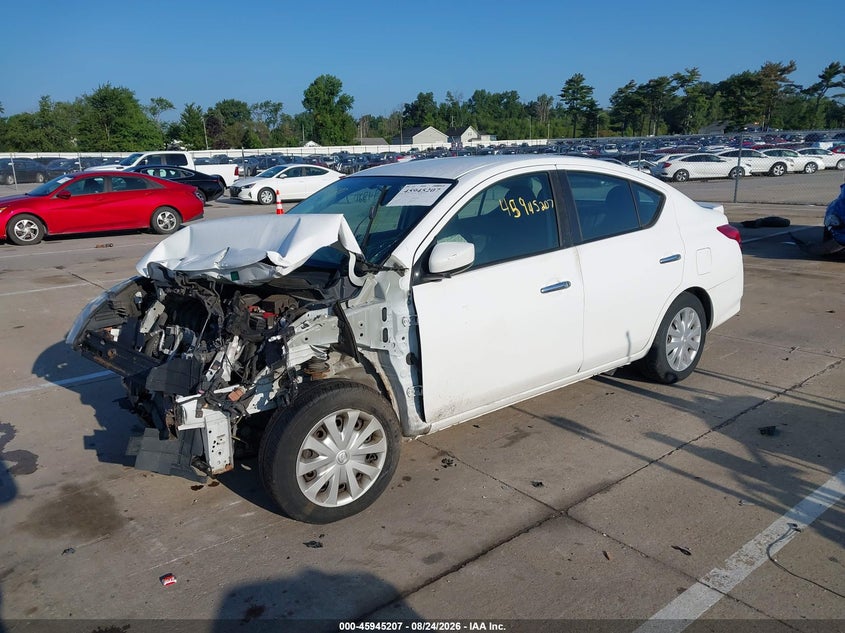 2017 Nissan Versa, Front End, IAAI, VIN 3N1CN7AP8HK445015 — photo 2