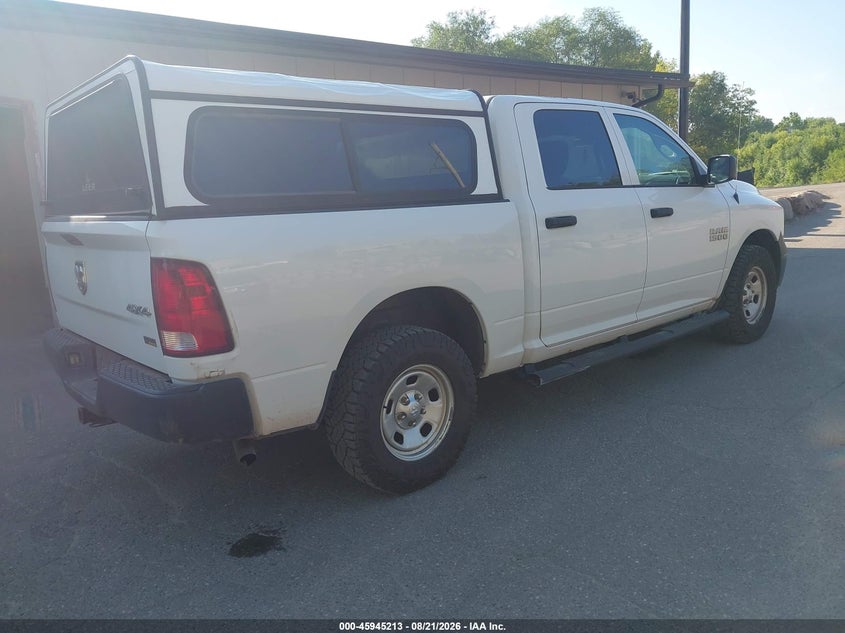 Vin: 1c6rr7kg1hs605717, lot: 46444385, ram 1500 tradesman  4x4 5'7 box 20174