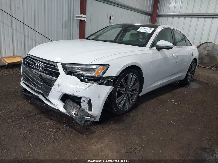 2019 Audi A6, Удар спереди, IAAI, VIN WAUE8AF26KN120787 — фото 2
