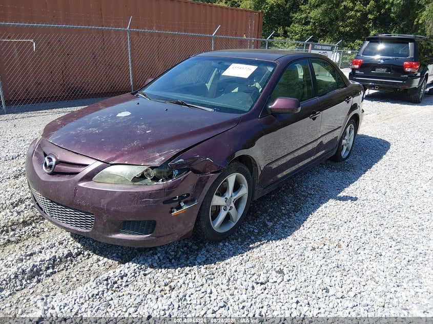 2008 Mazda 6, All Over, IAAI, VIN 1YVHP80C385M33635 — photo 2