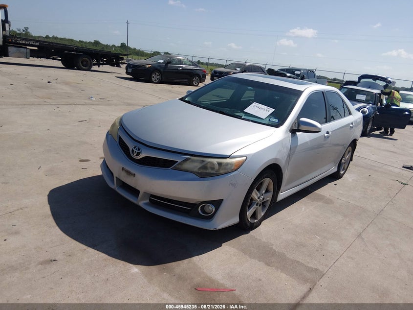 2012 Toyota Camry, Rear, IAAI, VIN 4T1BF1FK8CU070702 — photo 2