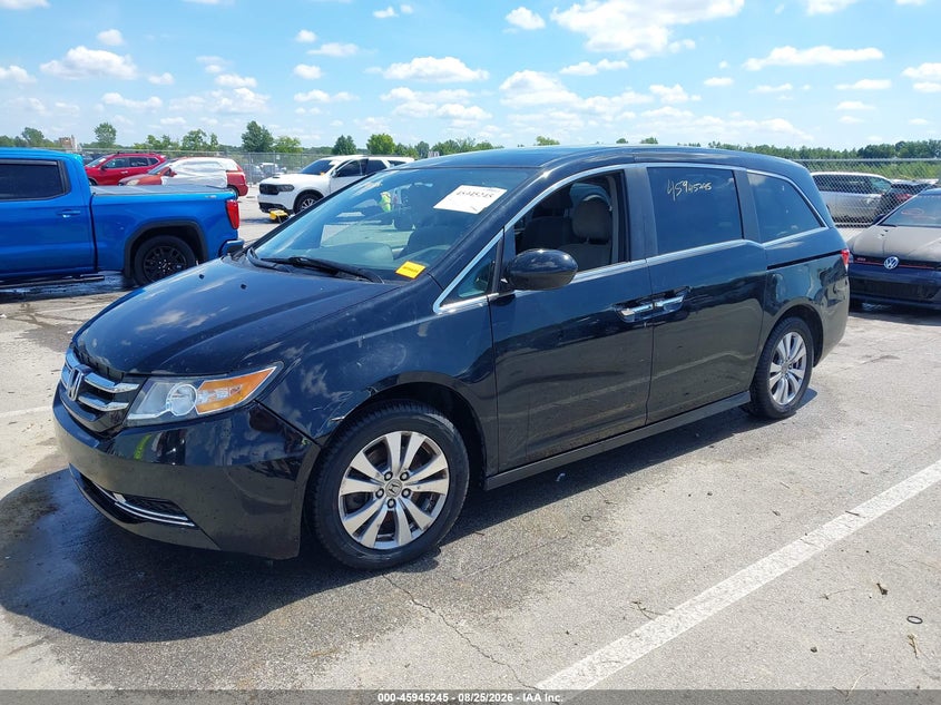 2016 Honda Odyssey, Затоплення, IAAI, VIN 5FNRL5H31GB097005 — фото 2