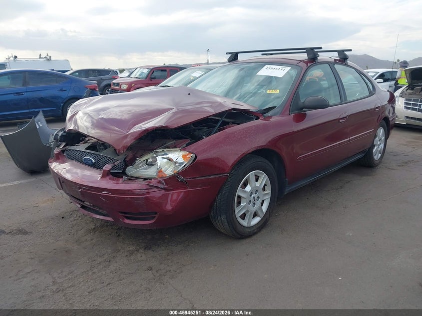 2007 Ford Taurus, Left Front, IAAI, VIN 1FAFP53UX7A112123 — photo 2