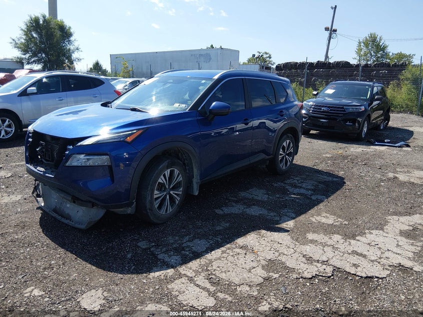 2023 Nissan Rogue, Front End, IAAI, VIN 5N1BT3BB6PC746571 — photo 2