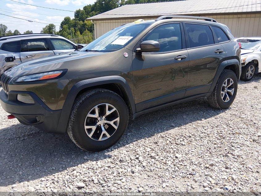 2015 Jeep Cherokee, Rear, IAAI, VIN 1C4PJMBS4FW523318 — photo 2