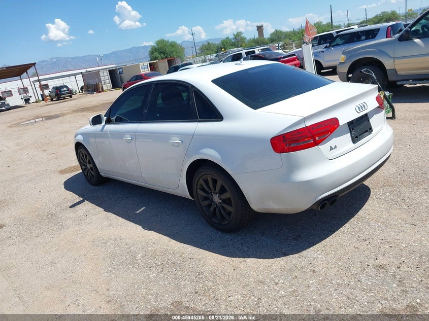 2014 AUDI A4 SEDAN 2.0L I-4 DI, DOHC, VVT, TURBO, 220HP