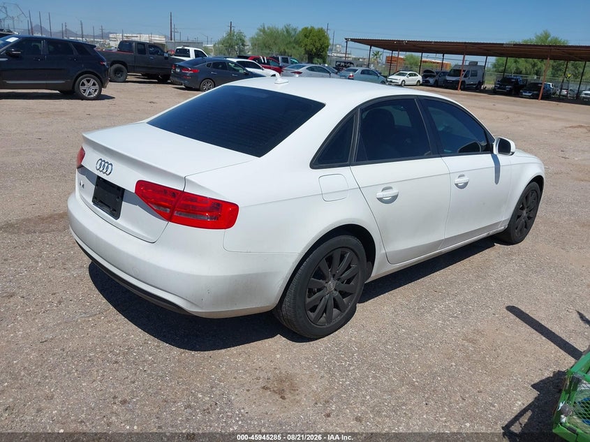 2014 AUDI A4 SEDAN 2.0L I-4 DI, DOHC, VVT, TURBO, 220HP