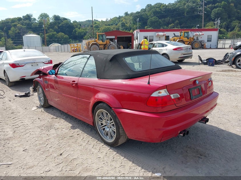 BMW M3 2002 VIN WBSBR93482PK00399