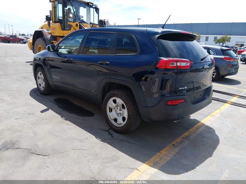 2016 JEEP CHEROKEE SPORT UTILITY VEHICLE 2.4L I-4 VVT, 184HP