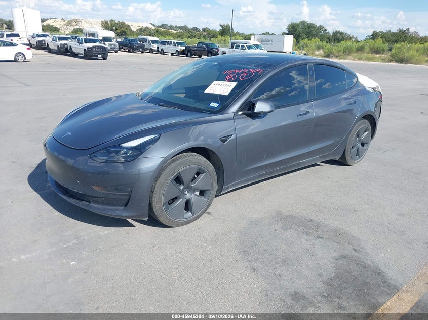 Vin: 5yj3e1ea2pf675401, lot: 46444476, tesla model 3 rear-wheel drive 20232