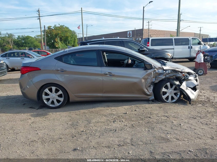 HYUNDAI ELANTRA 2012 VIN 5NPDH4AE2CH120000