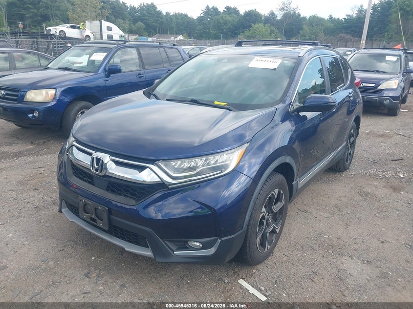 2018 Honda Cr-V Touring, Неизвестно, IAAI, VIN 5J6RW2H9XJL030637 — фото 2