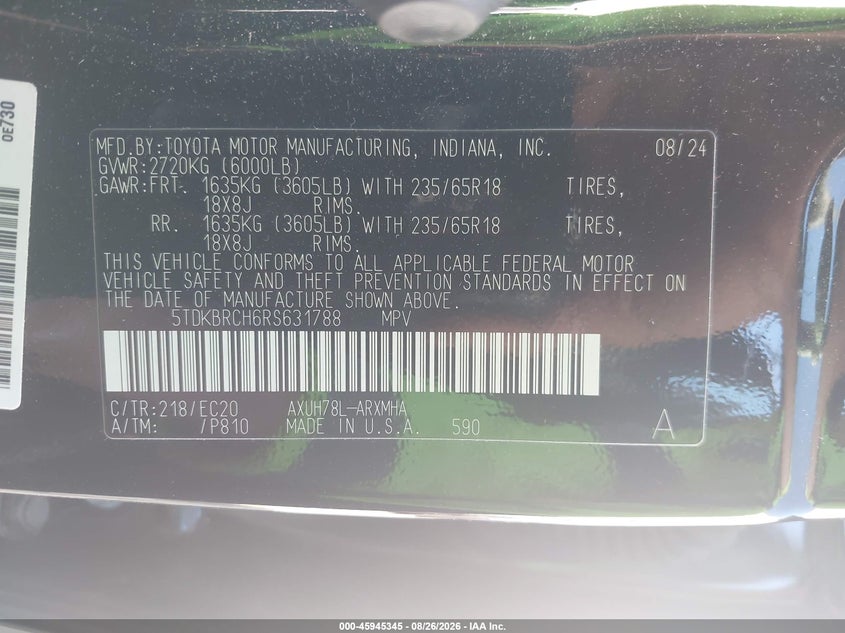 TOYOTA HIGHLANDER HYBRID - zdjęcie 7