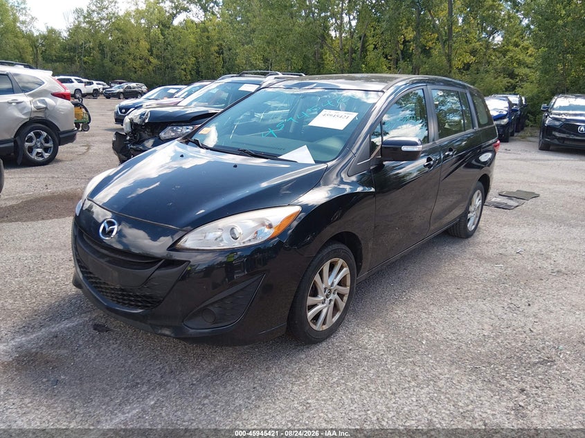 2013 Mazda 5, Крыша, IAAI, VIN JM1CW2BL1D0162725 — фото 2