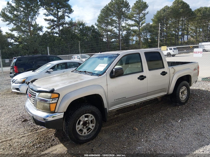 2005 GMC Canyon Sle, Normal Wear & Tear, IAAI, VIN 1GTDT136858167116 — photo 2