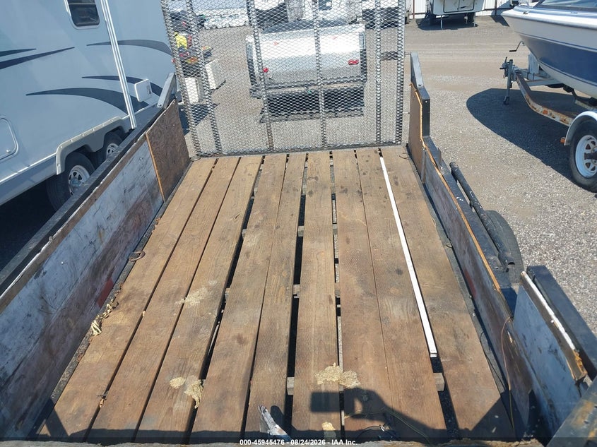 2000 HOMEMADE 8 FT 1 AXLE UTILITY auction photo 8