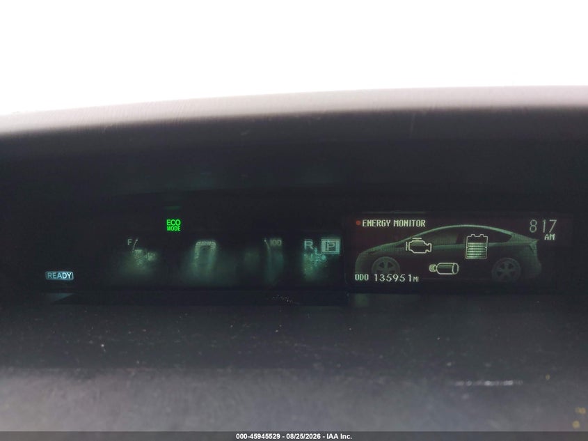 2014 TOYOTA PRIUS HATCHBACK 1.8L I-4 DOHC, VVT, 98HP