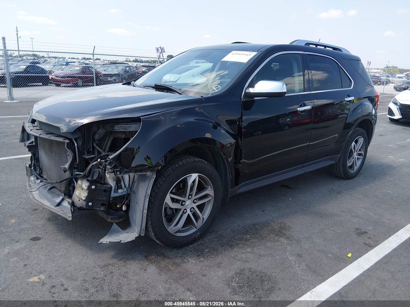 2016 Chevrolet Equinox, Удар спереди, IAAI, VIN 2GNALDEK9G6324523 — фото 2