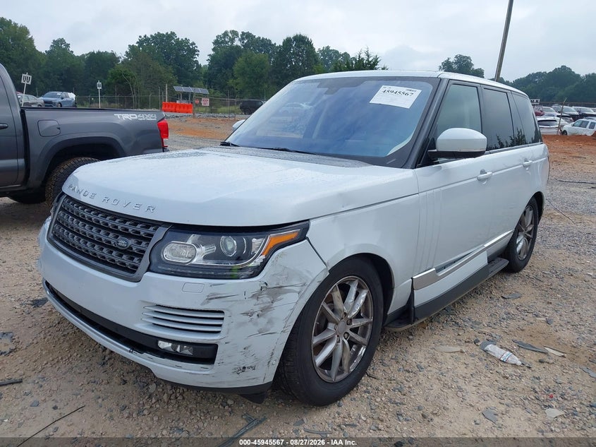 Vin: salgr2kf9ga302594, lot: 46444740, land rover range rover 3.0l v6 turbocharged diesel td6 20162