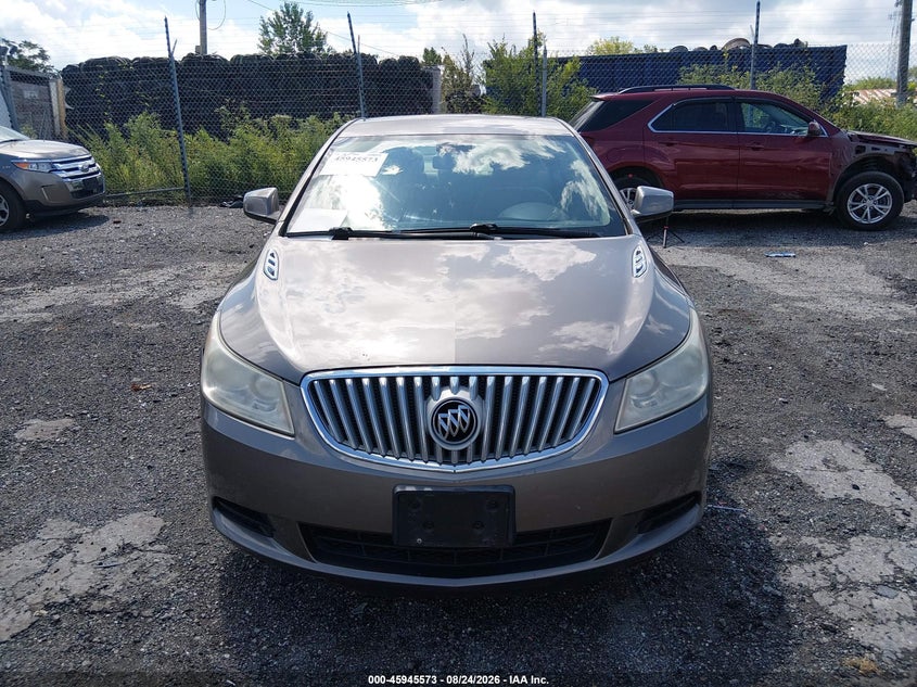 2012 BUICK LACROSSE SEDAN 2.4L I-4 DI, DOHC, VVT, 182HP