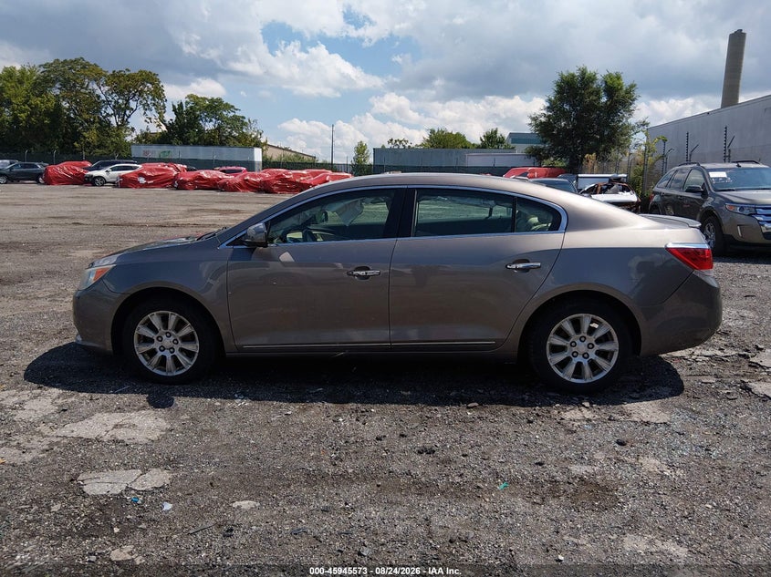 2012 BUICK LACROSSE SEDAN 2.4L I-4 DI, DOHC, VVT, 182HP