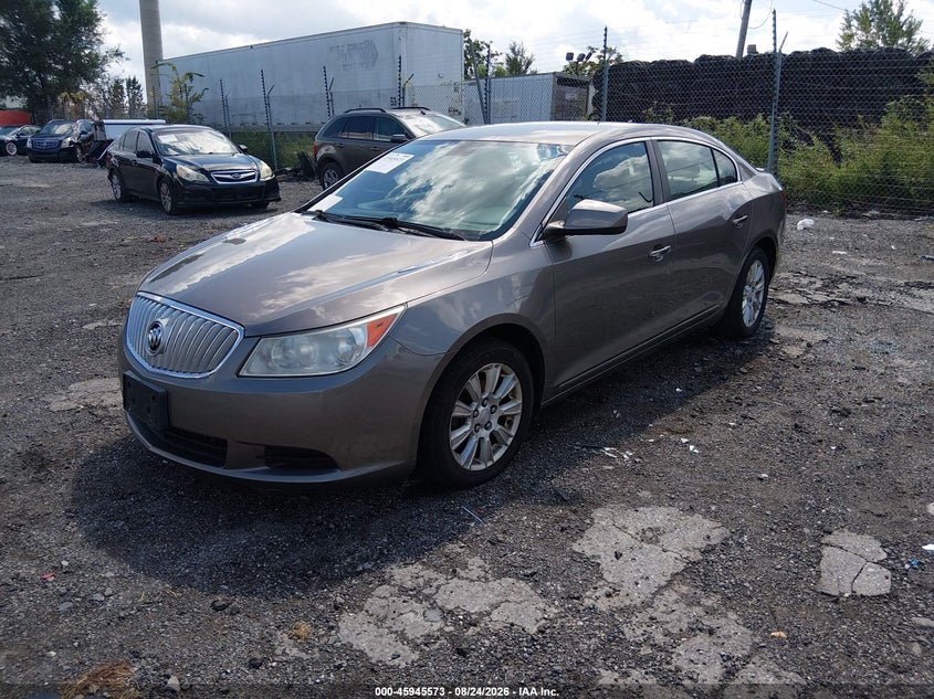 2012 BUICK LACROSSE SEDAN 2.4L I-4 DI, DOHC, VVT, 182HP