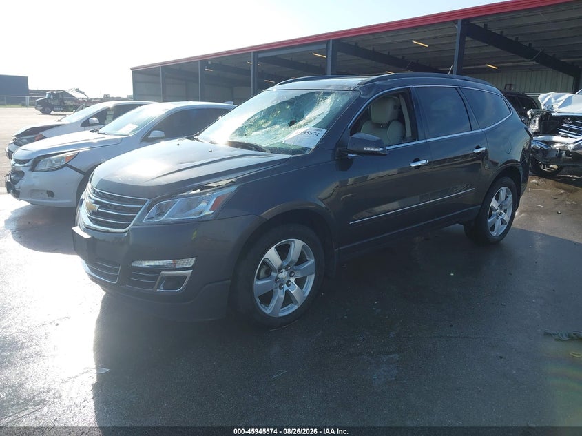 2017 Chevrolet Traverse, Storm Damage, IAAI, VIN 1GNKVJKD3HJ321172 — photo 2