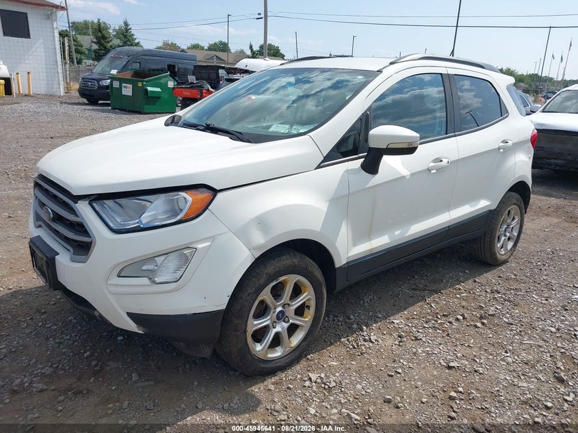 2018 Ford EcoSport, Удар спереду, IAAI, VIN MAJ6P1UL3JC197994 — фото 2