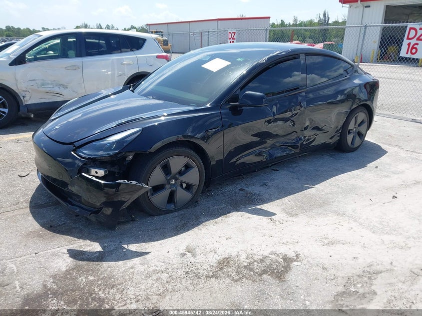 2021 TESLA MODEL 3 auction photo 2